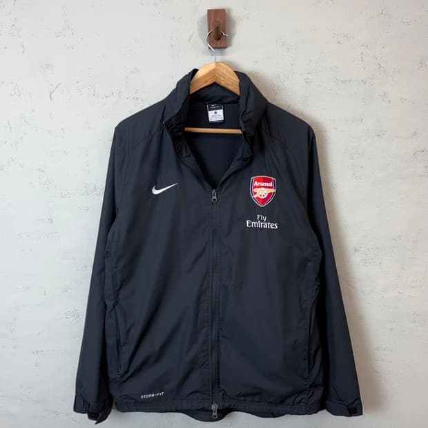 나이키 아스날 스톰핏 바람막이 블랙