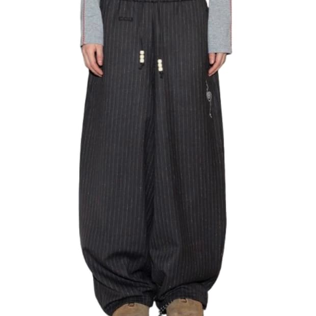 루나키후 슈팅 스타 스트라이프 벌룬 팬츠 1 size