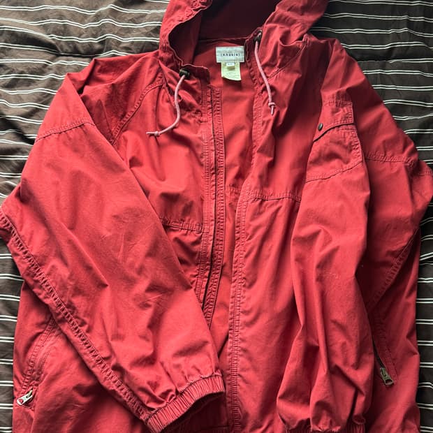 카키스 후디드 윈드자켓 xl