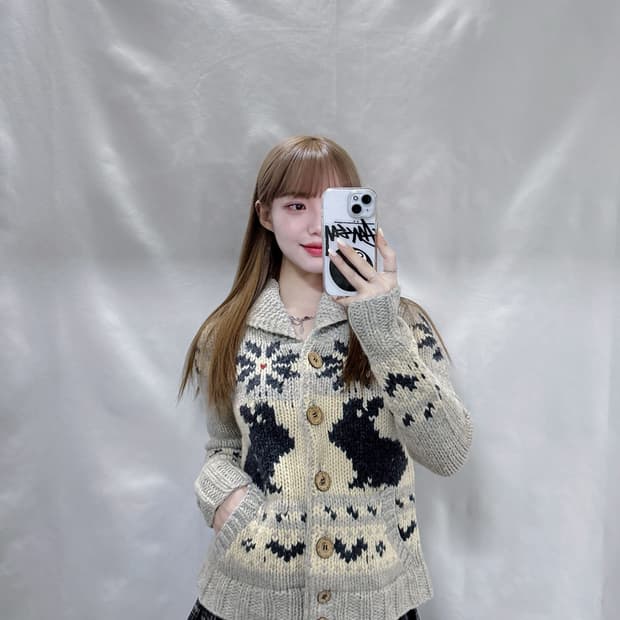 JAPAN 빈티지 코위찬 니트 