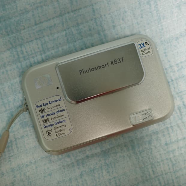 HP 포토스마트 Photosmart R837 디카 실버