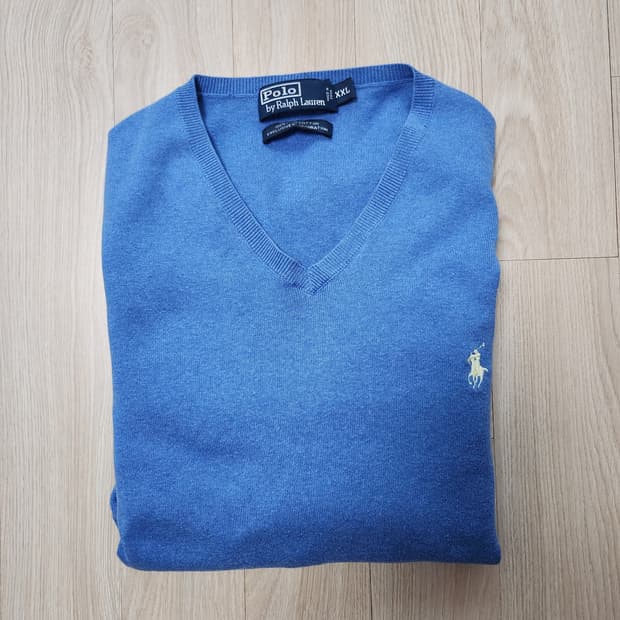 폴로랄프로렌 브이넥니트 (XXL
