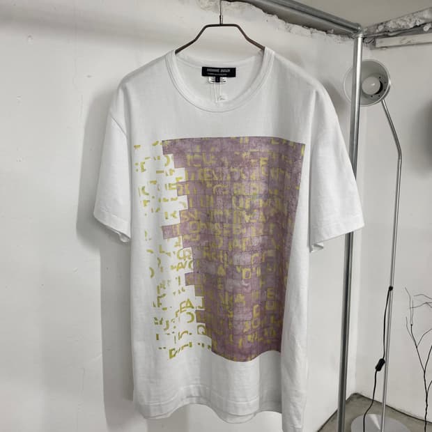 꼼데가르송 옴므 듀스 그래픽 티셔츠