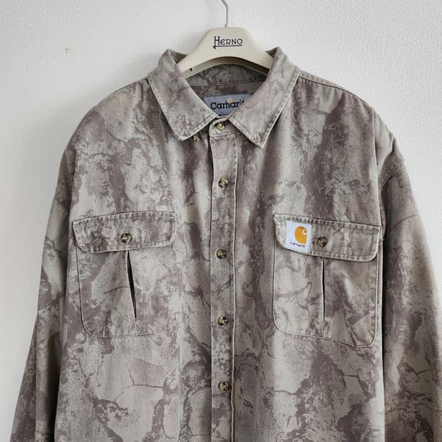 칼하트 리얼트리 패턴셔츠(XL