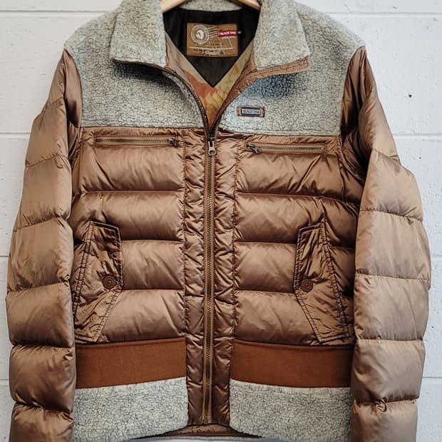 블랙야크(BLACK YAK) 구스다운(거위털) 후리스믹스 패딩점퍼 판매