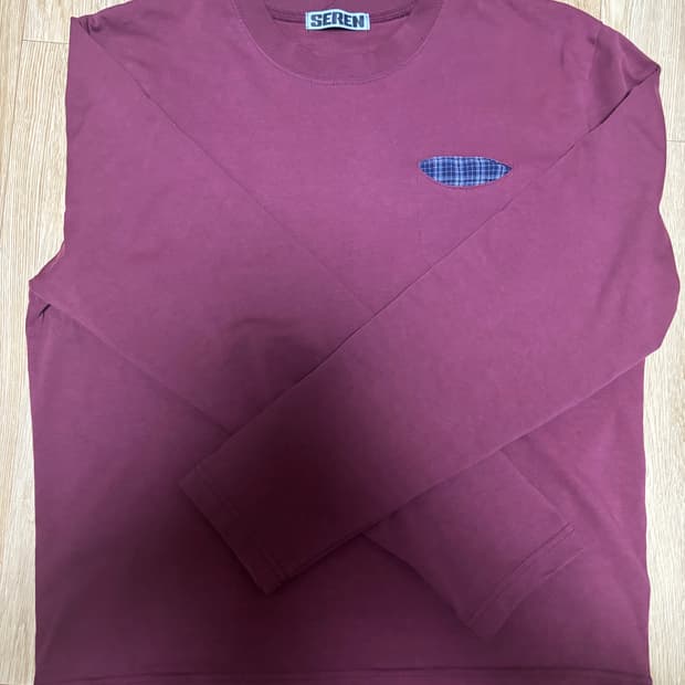 하나비마켓 버건디긴팔티