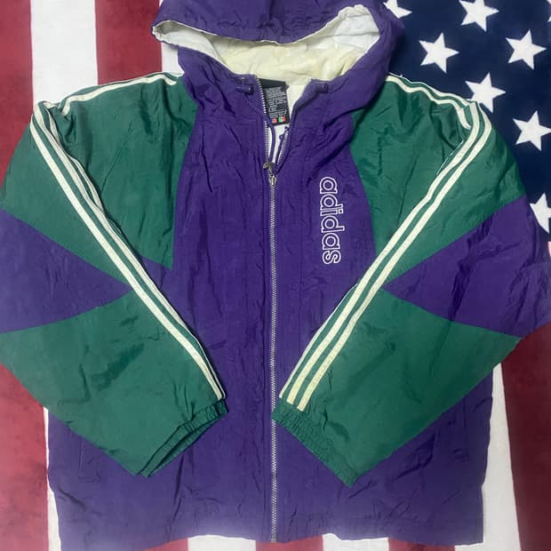 아디다스 90s 올드스쿨 누빔자켓