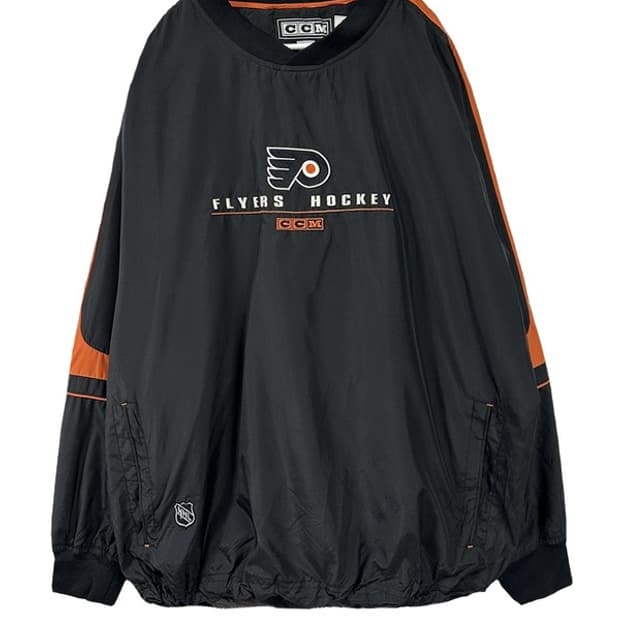 [M] CCM 90s NFL 빈티지 필라델피아 플라이어스 풀오버져지