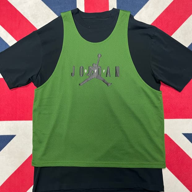 조던 X 오프화이트 콜라보 반팔 M