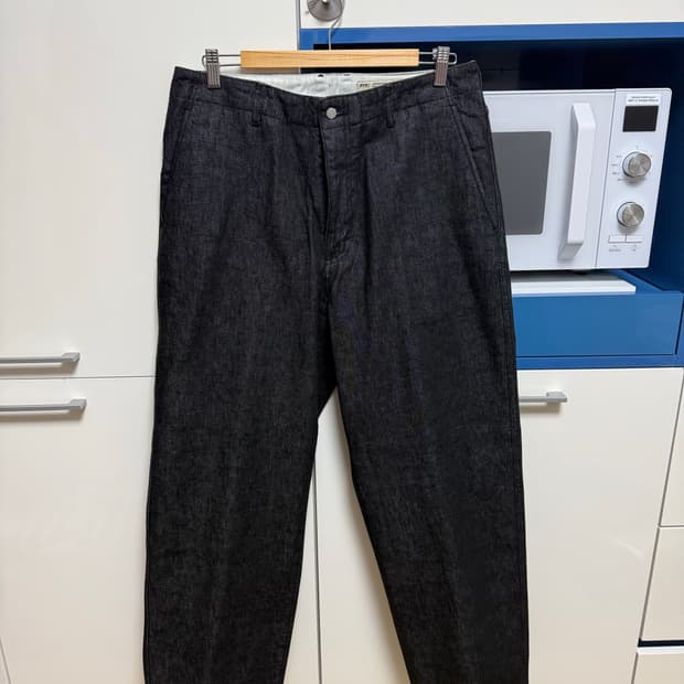 포터리 원 워시드 와이드 데님 4사이즈 블랙