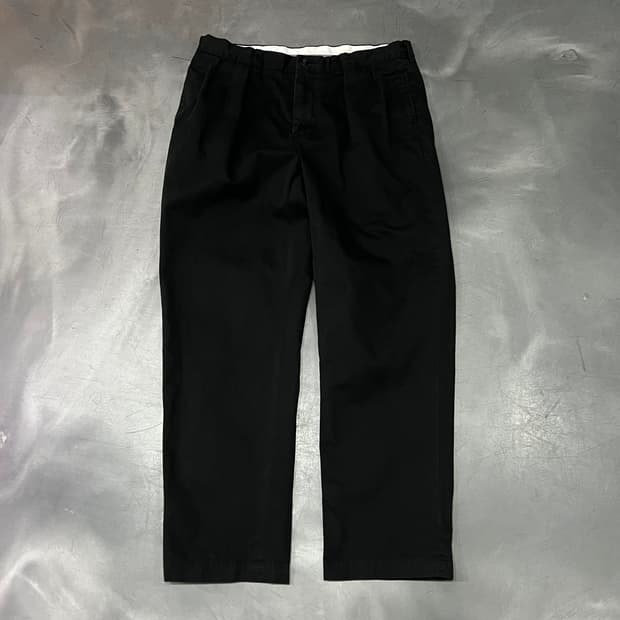  폴로랄프로렌 블랙 투턱 치노팬츠 y15498