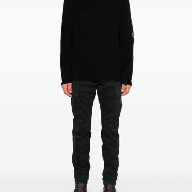 C.P. Compan 렌즈 디테일 사틴 카고 팬츠