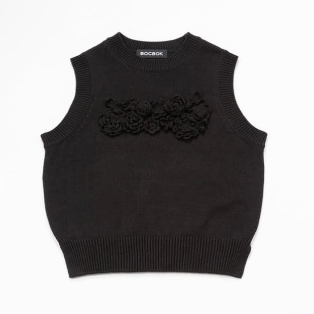 bocbok 복복 GARDEN VEST 가든 베스트 블랙M