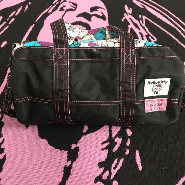 포터 헬로키티 아트모스 콜라보 2way 보스턴백