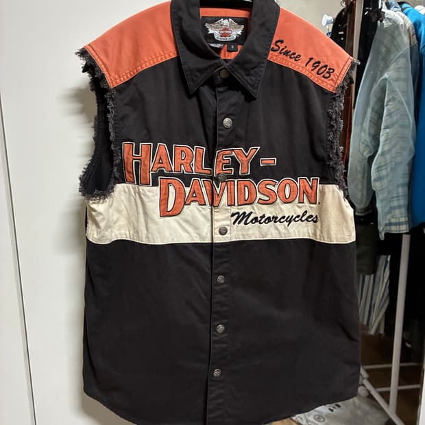 할리데이비슨 조끼 베스트 나시 M/95