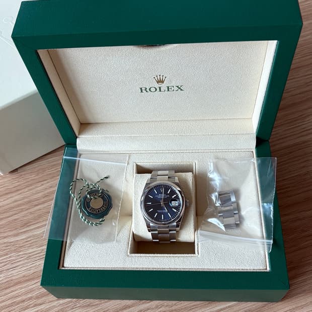 롤렉스 데이저스트 36 청판 오이스터 돔