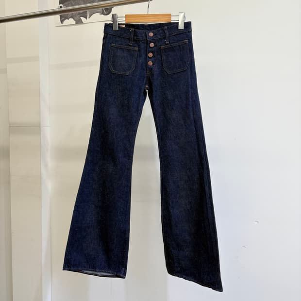 X-WEST 벨바텀데님팬츠