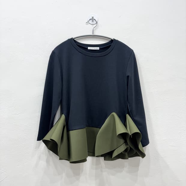 빈티지 러플 탑