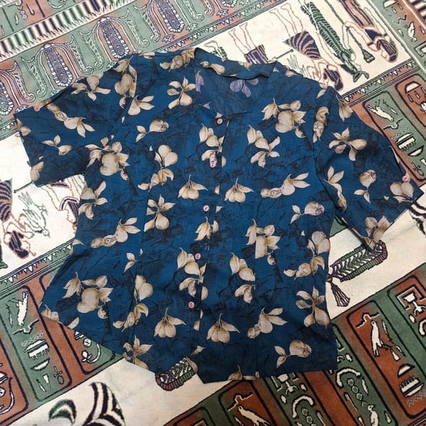 Made in Japan Vintage 파워숄더 반팔 자켓
