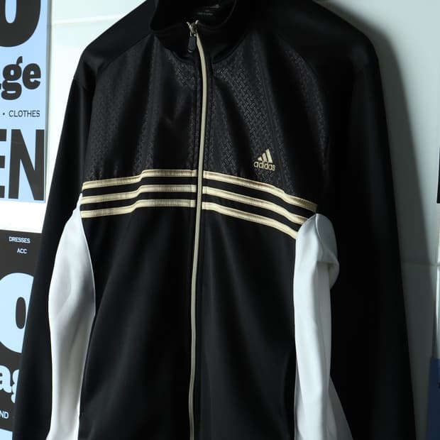 (L-XL) 아디다스 집업 바람막이 점퍼자켓 삼선 금장 대장-H32707