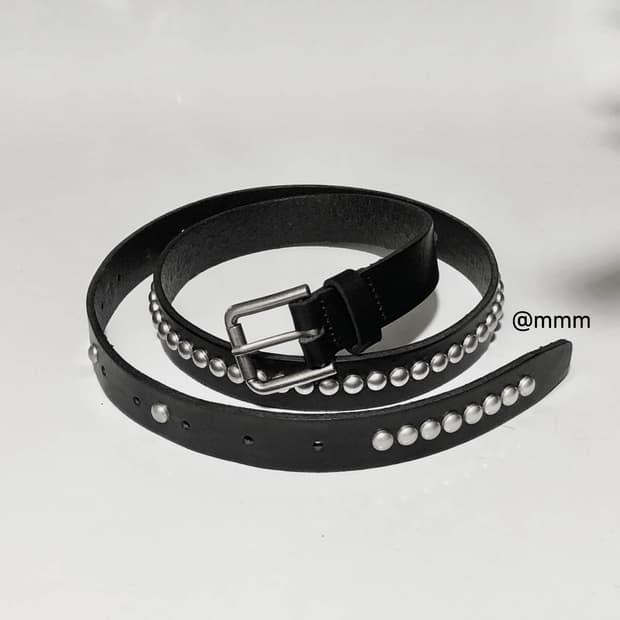 [Unisex] 스터트X2 스터드 가죽벨트