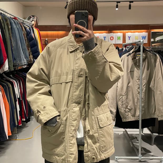 빈티지 코튼 필드 자켓  