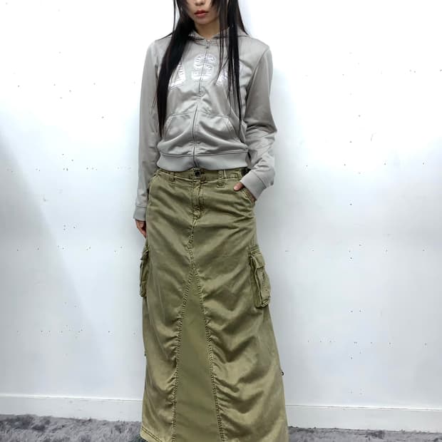 폴로 usa 실버 후드 집업