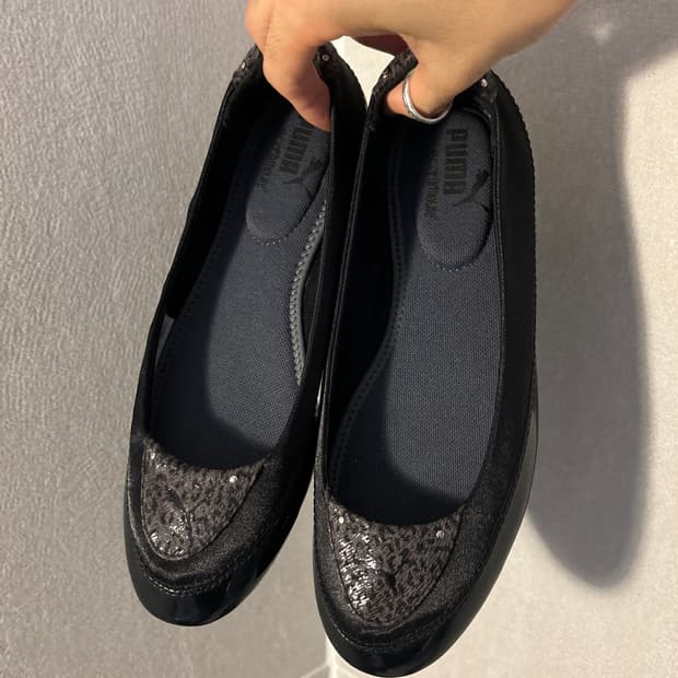 푸마 레오파드 플랫슈즈