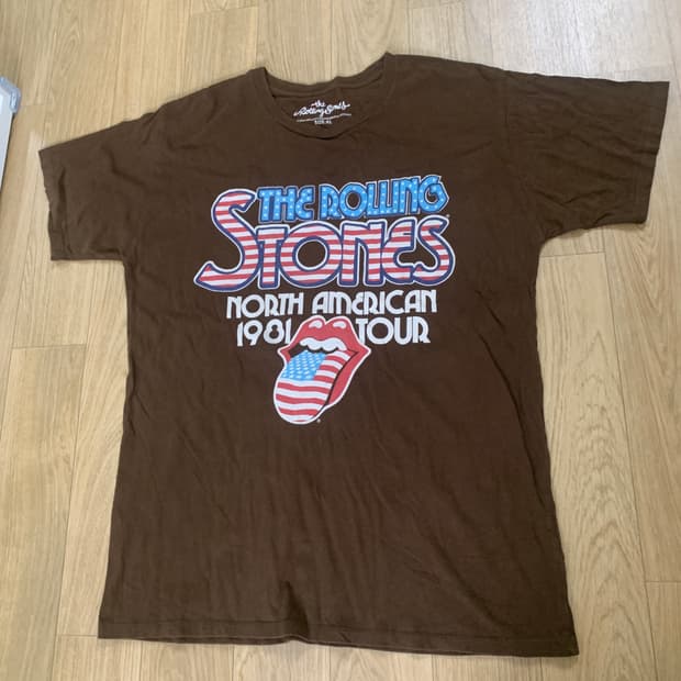 XL)Rolling stones 롤링스톤즈 공식 2019 반팔티