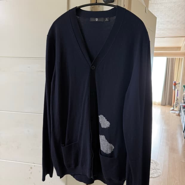 유니클로 질샌더 가디건 네이비 xl