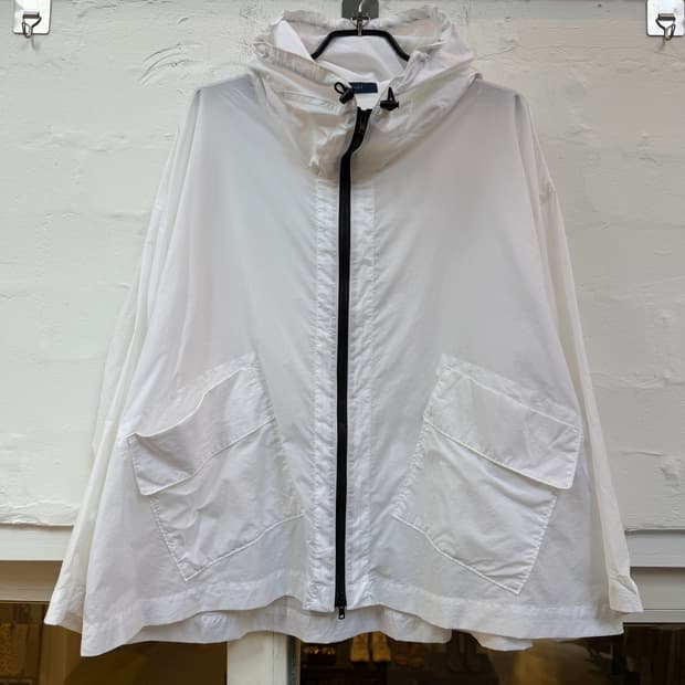 Crescent 나일론 코튼 블렌드 후드 집업 M