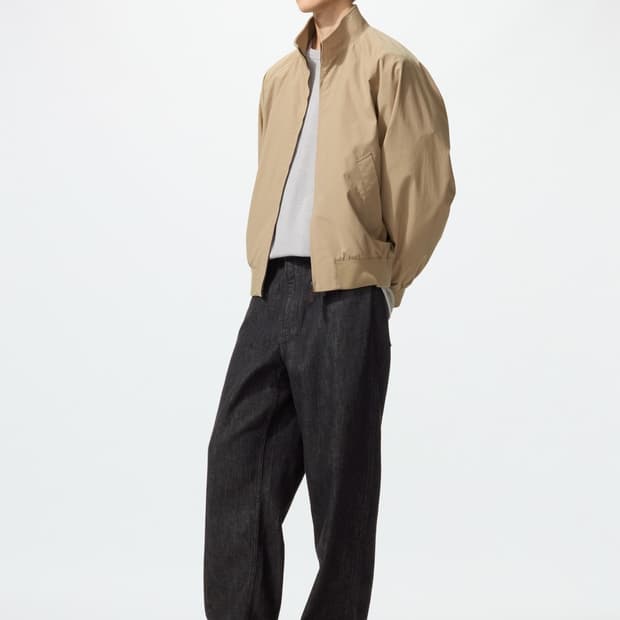 유니클로 와이드스트레이트진 33