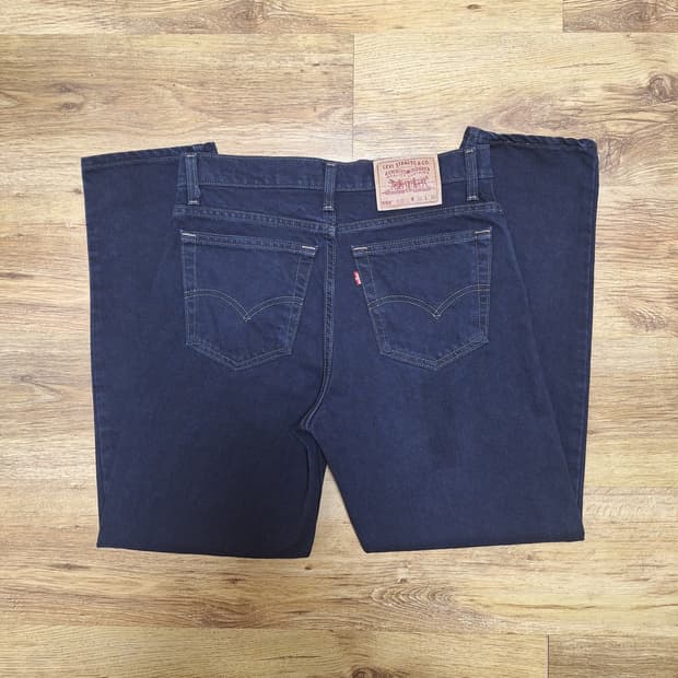 90s 미제 빈티지리바이스 550 블랙 32X30