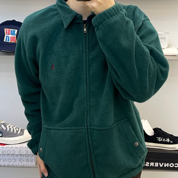 폴로랄프로렌 90s 폴라텍 플리스 스윙자켓