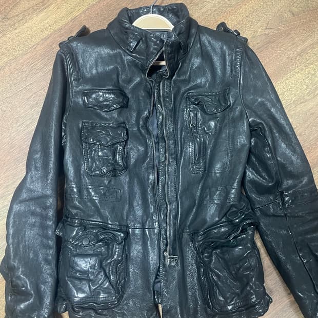 Neil barrett leather jacket