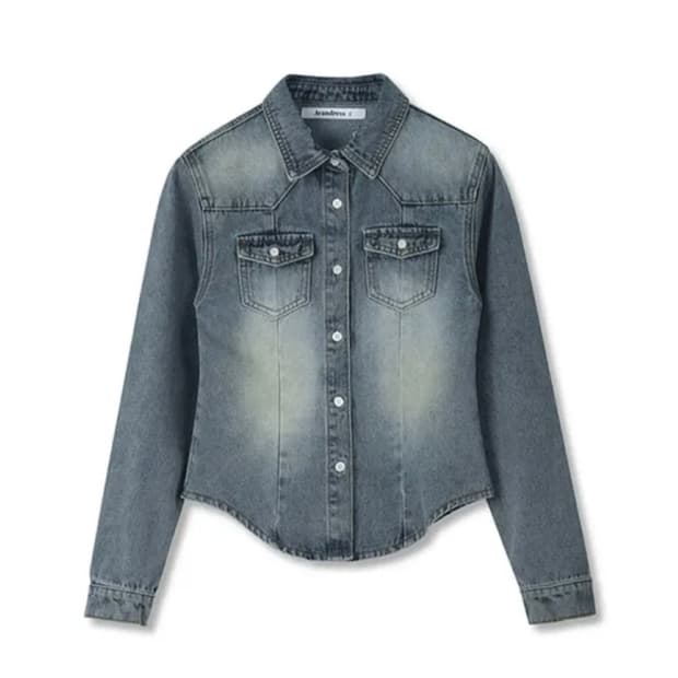 어반드레스 데님셔츠