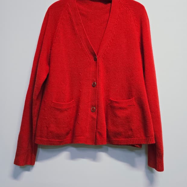 LBL 나시 가디건 세트  모100%