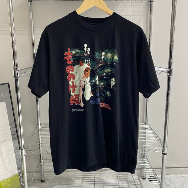 지브리 모노노케 부틀렉 애니메이션 티셔츠 애니티
