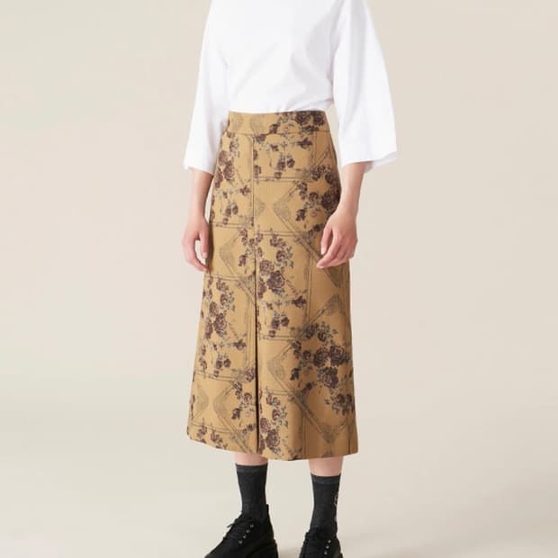 [GANNI] 가니 스커트 BROCADE JACQUARD SKIRT