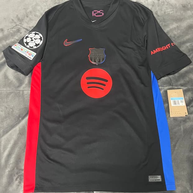 해외M(국내 L) 바르셀로나 24-25 어웨이 페드리 챔스 오피셜 마킹