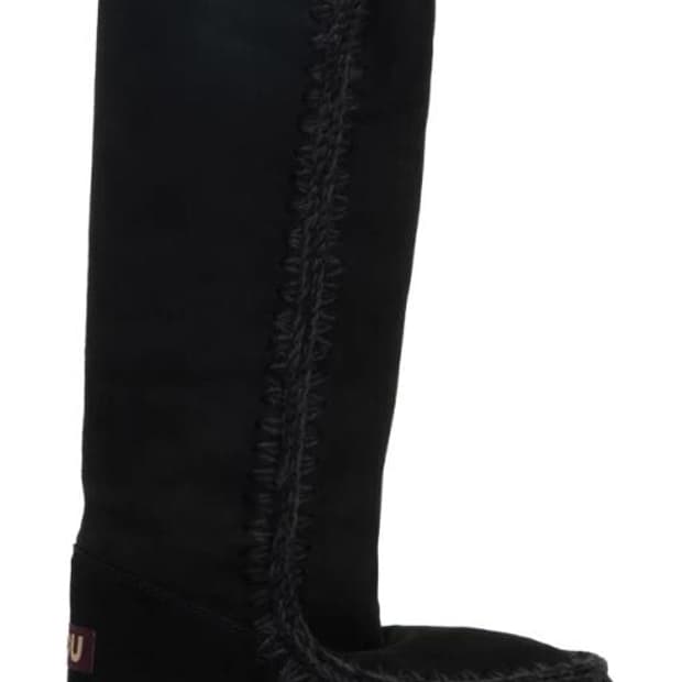 MOU 모우 블랙 40 부츠 [37사이즈]