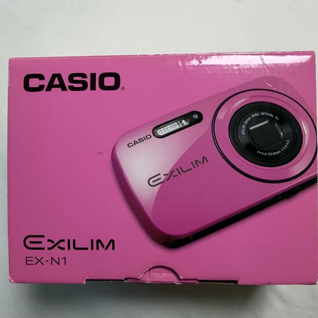 카시오 엑슬림 EX-N1 빈디지카메라 핑크 풀박스