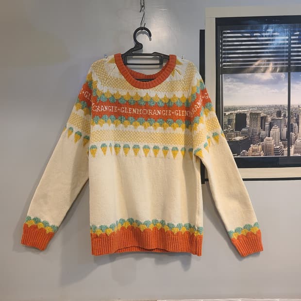 (새)도나 윌슨 스코틀랜드 램스울 스웨터