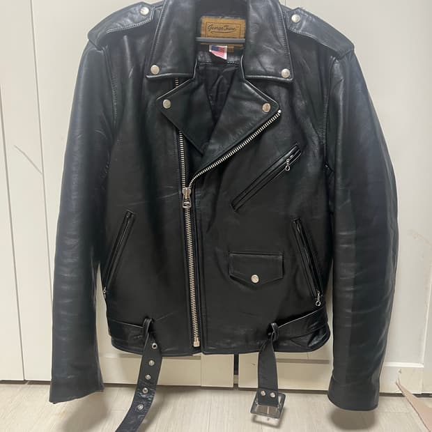 George town 더블 라이더 가죽자켓