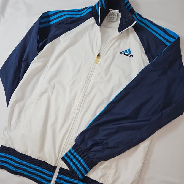 아디다스 일본판 희귀 져지 우븐 트랙탑 올드스쿨 y2k 구름 빈티지 M