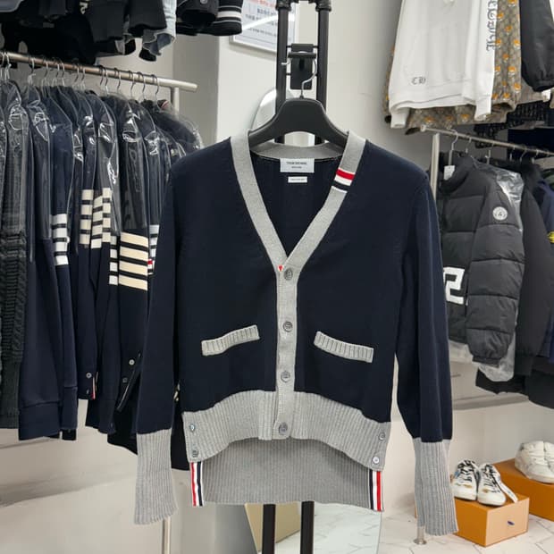 [2] 톰브라운 스트라이프 코튼 가디건