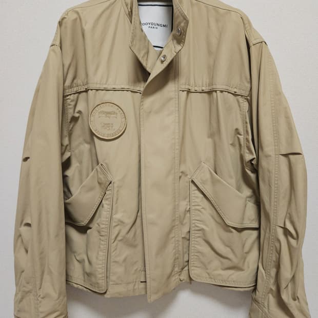 우영미 숏야상 트렌치