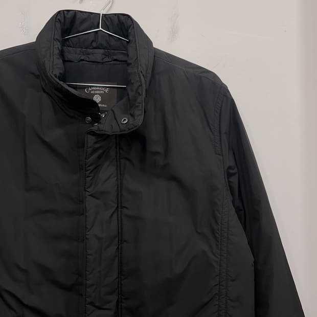 캠프리지멤버스 하이넥 히든카라 롱 패딩자켓