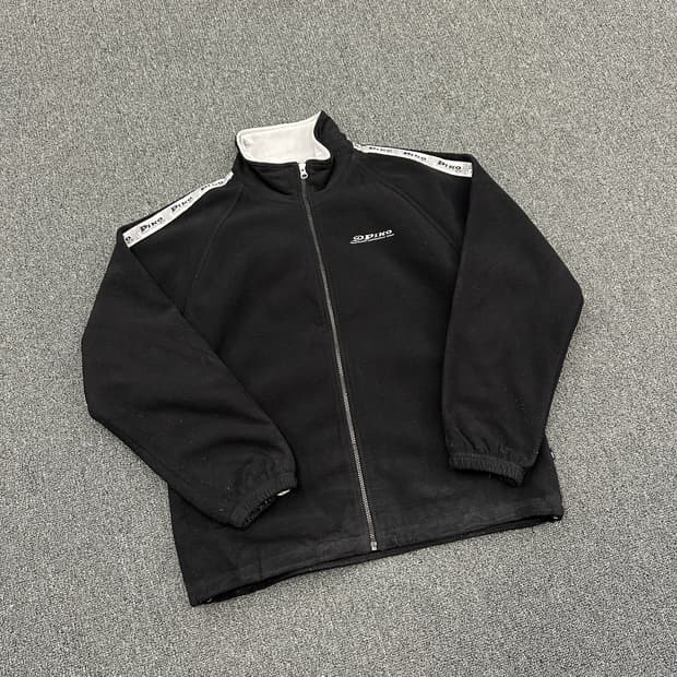 M) PIKO 피코 플리스 집업 자켓 후리스 블랙