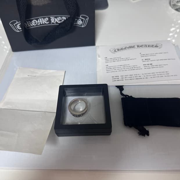 크롬하츠 v 밴드링 kr 19.5 사이즈 